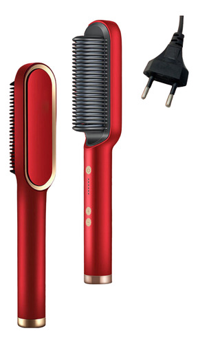 Escova Alisadora 3 Em 1 Seca Alisa E Modela Premium Bivolt
