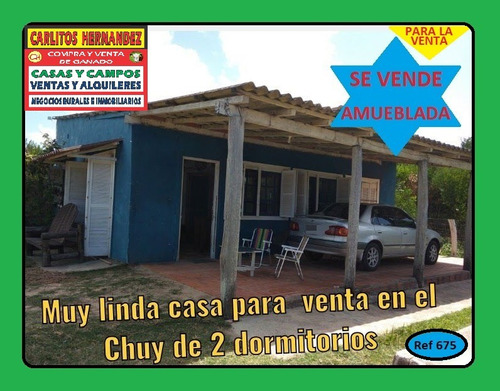 Ref 159) V - * * Casa En La Barra Del Chuy De Lado Uruguayo Para La Venta O Permuta 