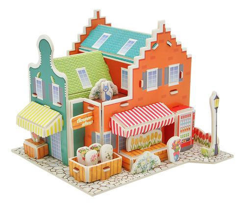 Rompecabezas 3d Casa De Ópera Kit Diy Para Niños