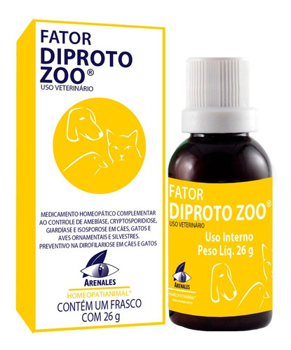 Diproto Zoo Medicamento Homeopático Arenales 26g