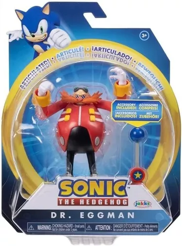 Boneco Sonic Classic Original Importado Articulado 11 Cm