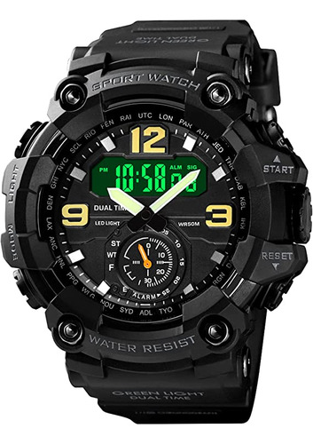 Findtime Big Face Men's Watches 50m Waterproof, Mens Analog