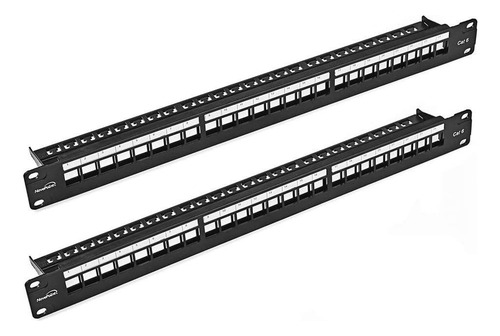 Navepoint - Panel De Conexiones Utp (cat. 6, 24 Puertos, 1 U