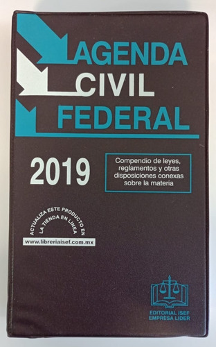 Libro Agenda Civil Federal 2019 Rmt*