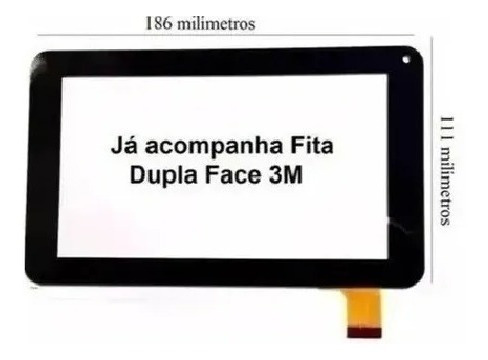 Touch Tablet Multilaser M7s Go Quad Core Nb317 Nb316 C/ 3m