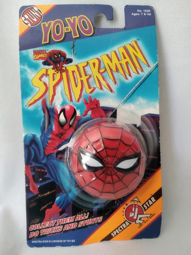 Yo Yo Spiderman Toy Biz Spectra Star Vintage