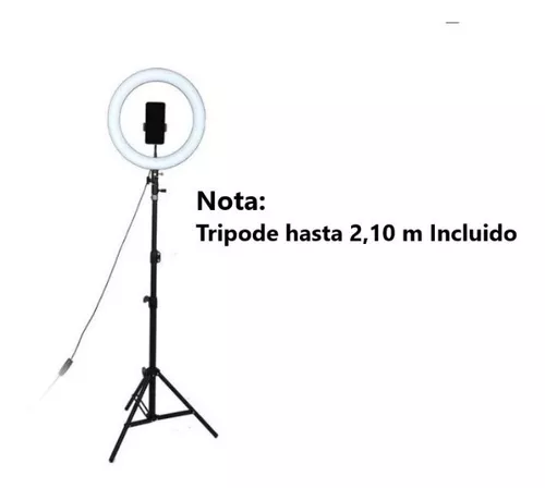 Kit Aro de luz Led 26cm (10) con tripie OEM - Fotomecánica