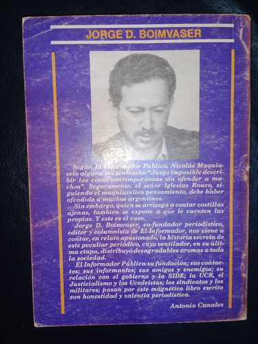 Historia Secreta De El Informador Público Jorge Boimvaser
