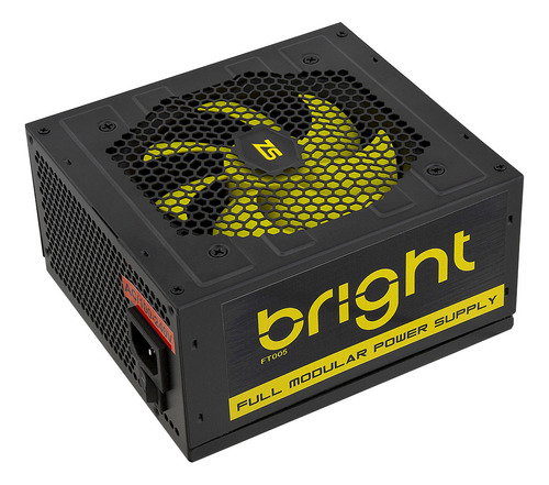 Fonte Modular Pc Atx 1000w Bright Voltagem Bivolt Cor Preto
