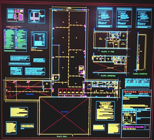 Planos, Proyecto, Planos De Casas, Habilitación, Autocad