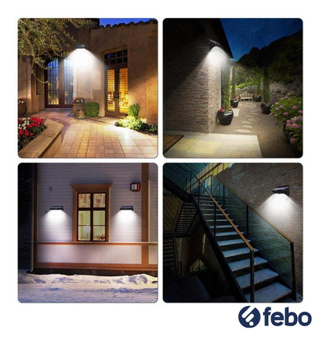 Luz Led Solar Para Exteriores Sensor Nocturno Para Jardin