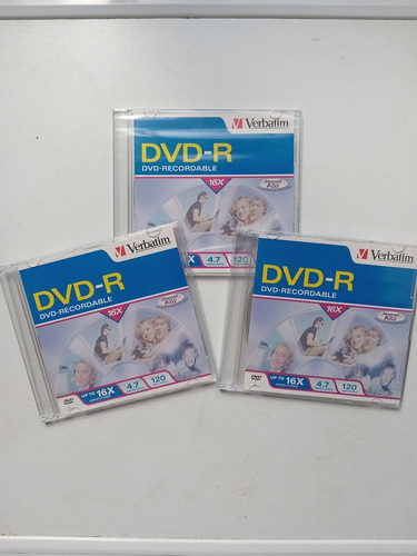 Dvd-r Vírgenes Verbatim - Nuevos Sellados