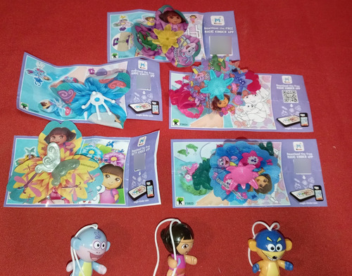 Kinder Sorpresa Dora La Exploradora Coleccion 8 Figuras (Usado)