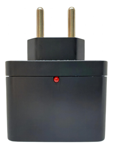 Plug Tomada Protetor Elétrico Dps 2 Pinos 20a Qpp02p Preto