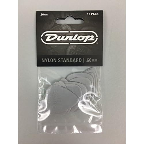 Púas De Guitarra De Nylon Dunlop 44p60 De 0.60 Mm, Paq...