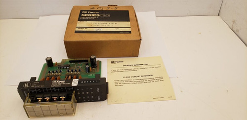 Ge Fanuc Ic610mdl101b Input Module, 24vdc 8 Circuits Ccs