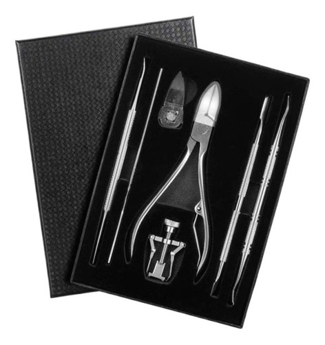 Juego De Tijeras De Uñas Profesionales Para Pedicura, 7 Piez