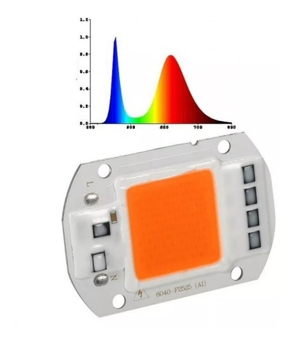 Imagen 4 de 8 de 4 Leds 50w Full Spectrum, Cultivo Indoor Grow, 220v Directo