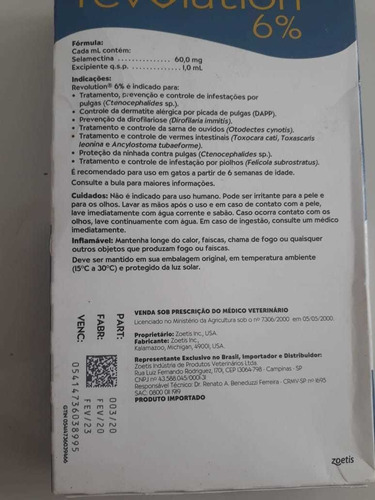 Revolution 6% 3 Pipetas