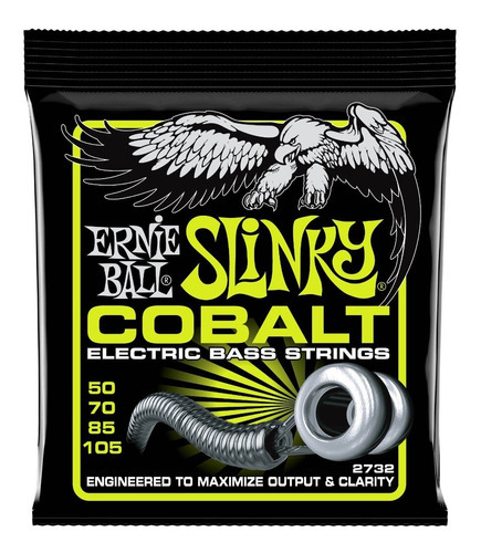 Ernie Ball P02732 Encordado Cobalt Bajo 50 105 4 Cuerdas