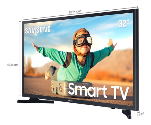 Smart Tv 32'' Hd Tizen T4300 Samsung Bivolt