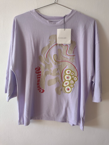 Class Life Remera Lila