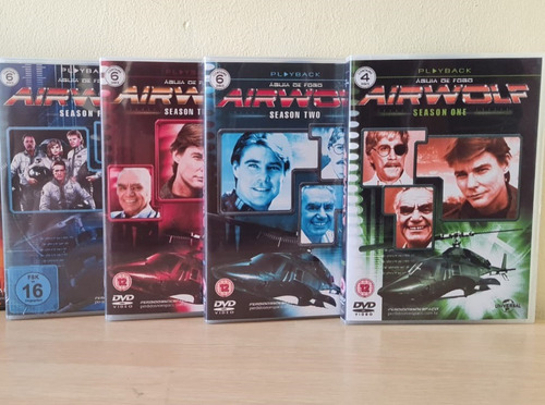 Série Águia De Fogo Airwolf Completa 80 Epis. 4 Boxes 22 Dvd