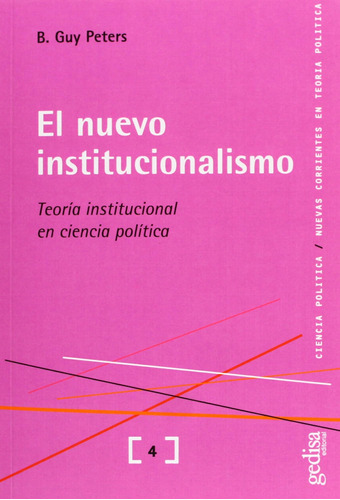 Libro: El Nuevo Institucionalismo: Teoría Institucional En C