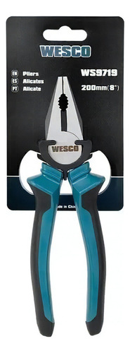 Alicate Universal 8 De Aco Carbono Wesco - Ws9719