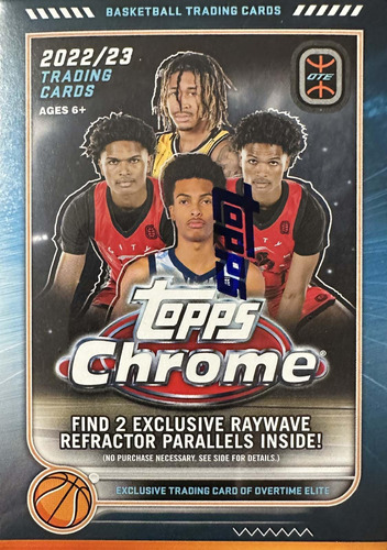 Topps Chrome Overtime Elite Basketball Series Caja De Bláste