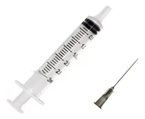 Comprar Kit Seringa 3ml Luer Slip Cu002F50 + Agulha 25x7 Cu002F50 