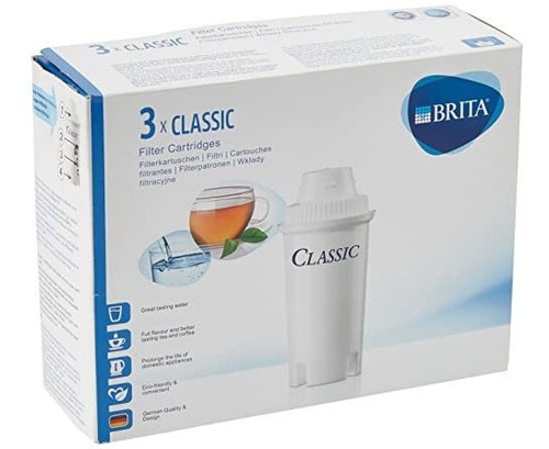 Set 3 Cartuchos De Filtro De Agua Brita Classic Modelo