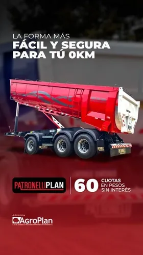 Bateas,carretones,patronelli Agroplan 60 Mes