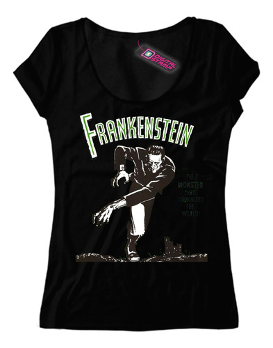 Remera Mujer Frankenstein Pelicula The Monster P15 Dtg