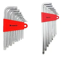 Comprar Kit Chave Torx Curtas T10-t50+chave Torx Extra Longa T10-t50