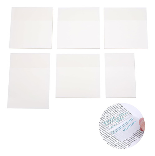 300 Notas Adhesivas Post-it Transparentes Blancas 6 Blocks