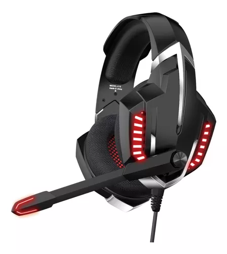 Audifonos gamer auriculares pc gamer Auriculares estéreo con bajo Led  Profesional para Gaming para ordenador PS4