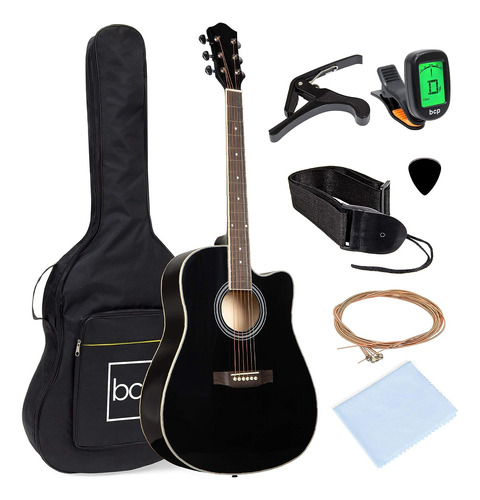 Kit De Guitarra Acústica Para Principiantes, 41 Pulgadas