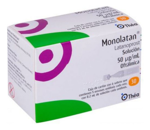 Monolatan Solución 50 Mcg / Ml Oftálmica Caja Con 30 Dosis.