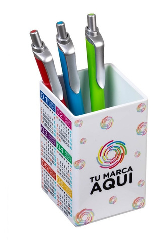 Portalapices Lapicero Calendario Personalizado Logo X25u