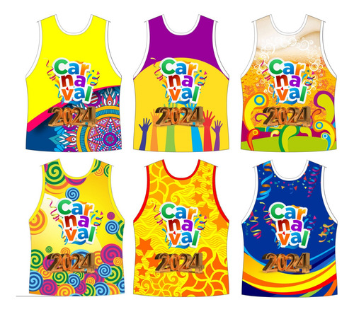 Arte Vetor Abadá Carnaval 2024- 90 Artes Editáveis Em Corel.
