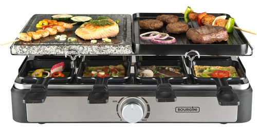 Bourgini Raclette Gourmette Stein Grill Plus - Raclette 8