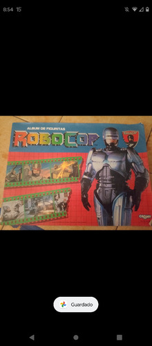 Album De Figuritas  Robocop 1990  106 Figuritas Pegadas 