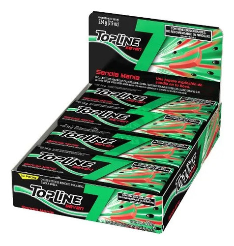 Display X16 U Chicles Topline 7 - Sandia Mania