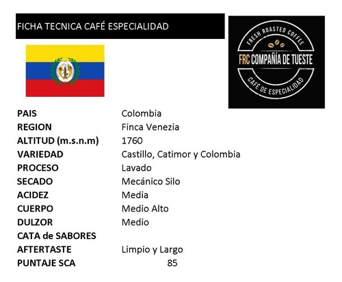 Cafe Verde Arabico Colombia Especialidad Grano Entero 1 Kilo