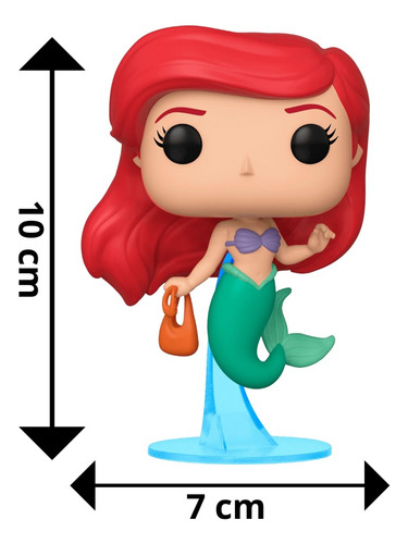 Funko Pop Disney Ariel 563 Bolsita Bag La Sirenita Princesa