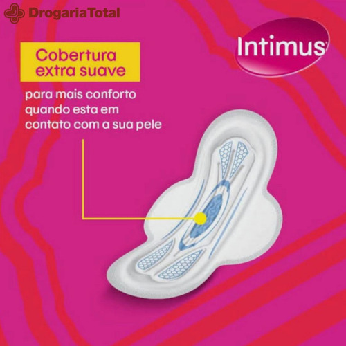 Absorvente Intimus Tripla Proteção Extra Suave Com Abas 16un