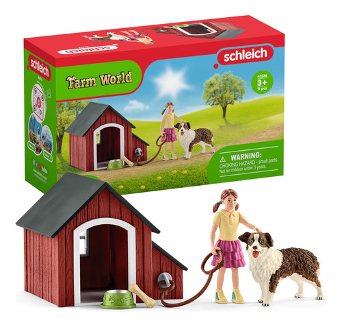 Schleich Farm World, Juguetes De Animales Para Ninos, Perrer