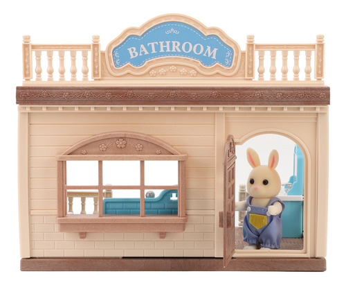 Juego De Muebles De Baño En Miniatura 1:12 Dollhouse