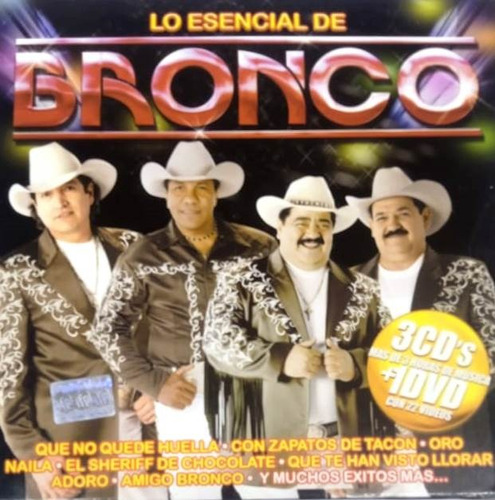 Bronco: Lo Esencial De Bronco Caja Especial De 1 Dvd + 3 Cds